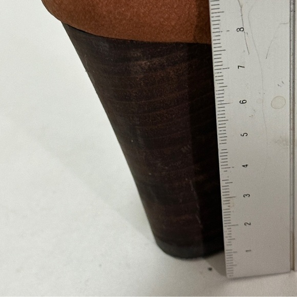 Brown Leather Ankle Boots (Sz7.5) - Picture 7 of 10